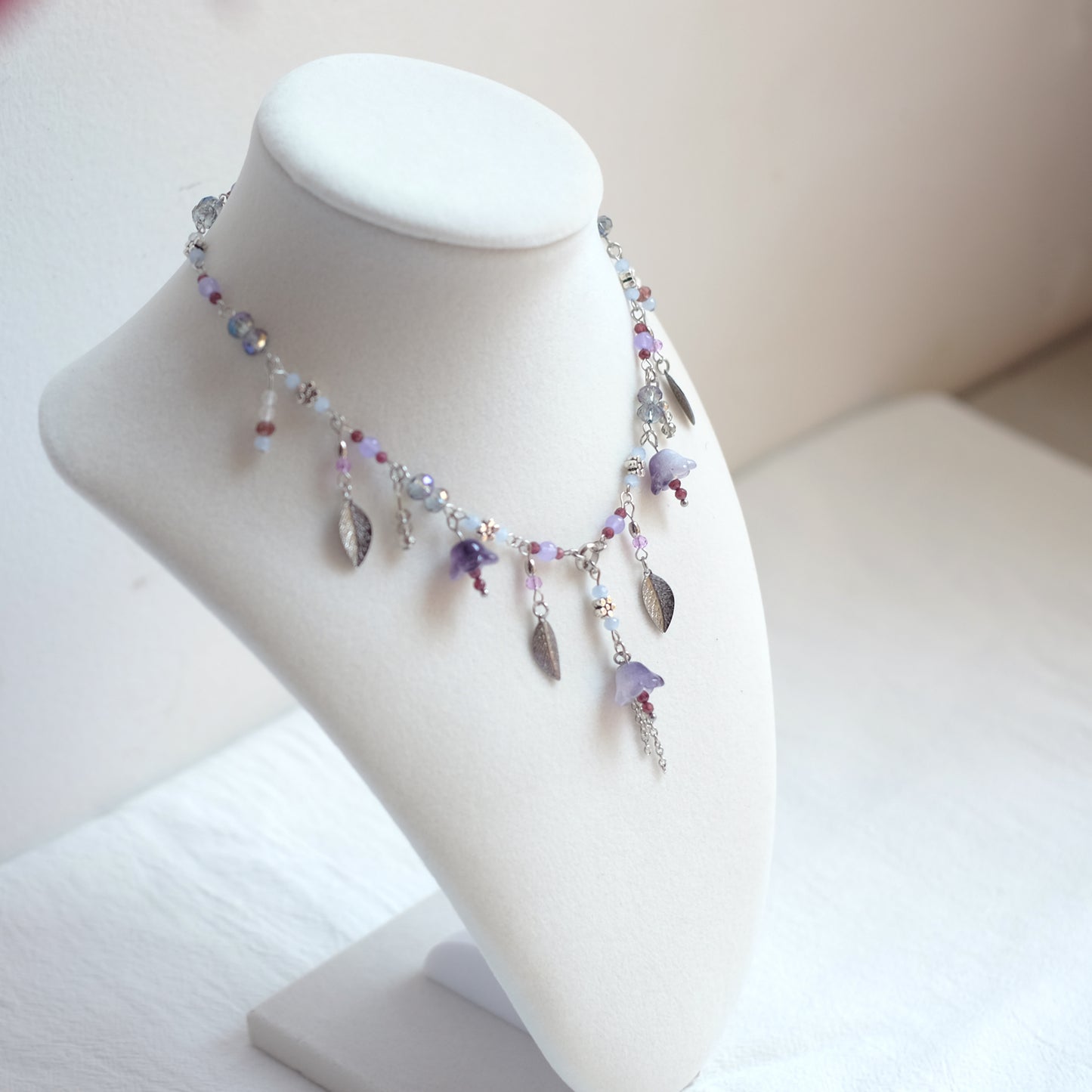 Jardin Violet – Stainless Steel Necklace
