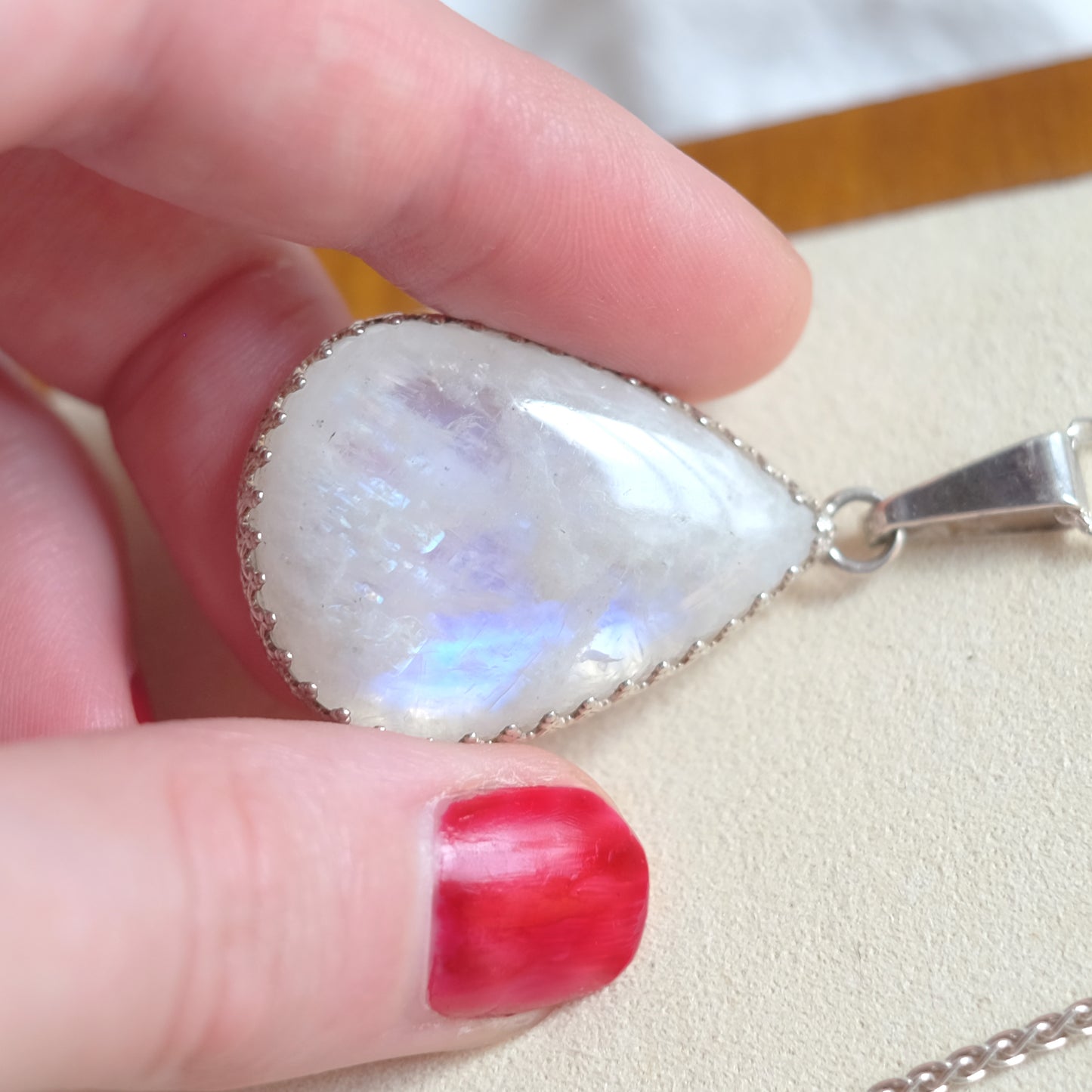 Moonstone Sterling Silver Necklace