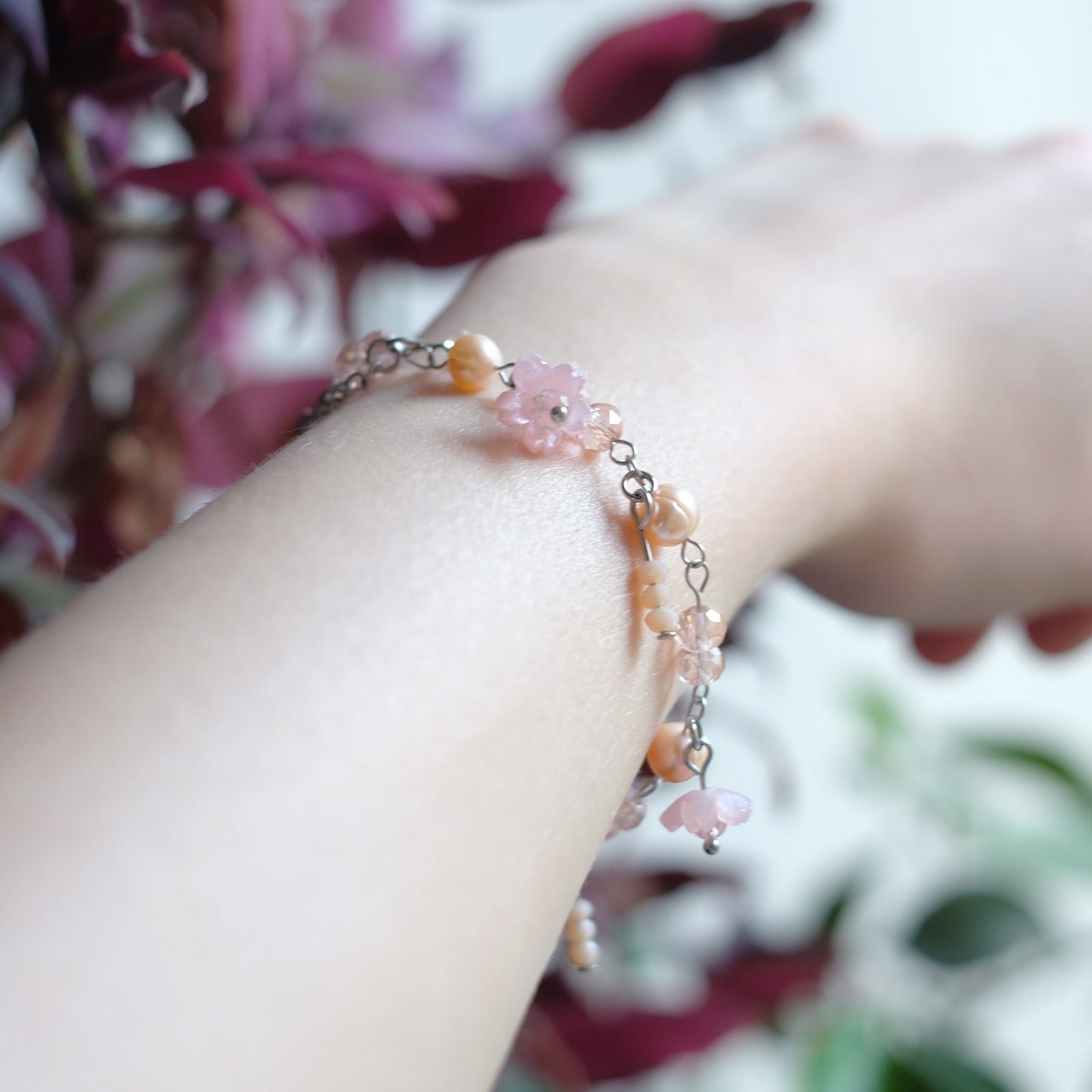 Bracelet Cerisier Japonais en acier inoxydable
