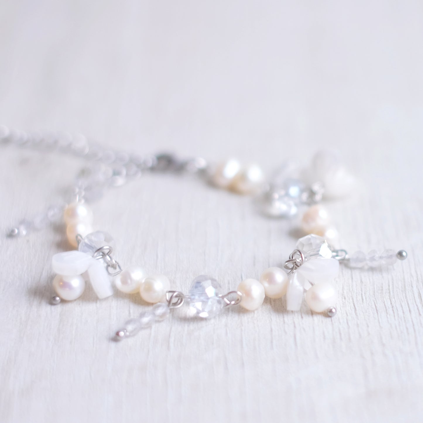 Trille Blanc – Stainless Steel Bracelet