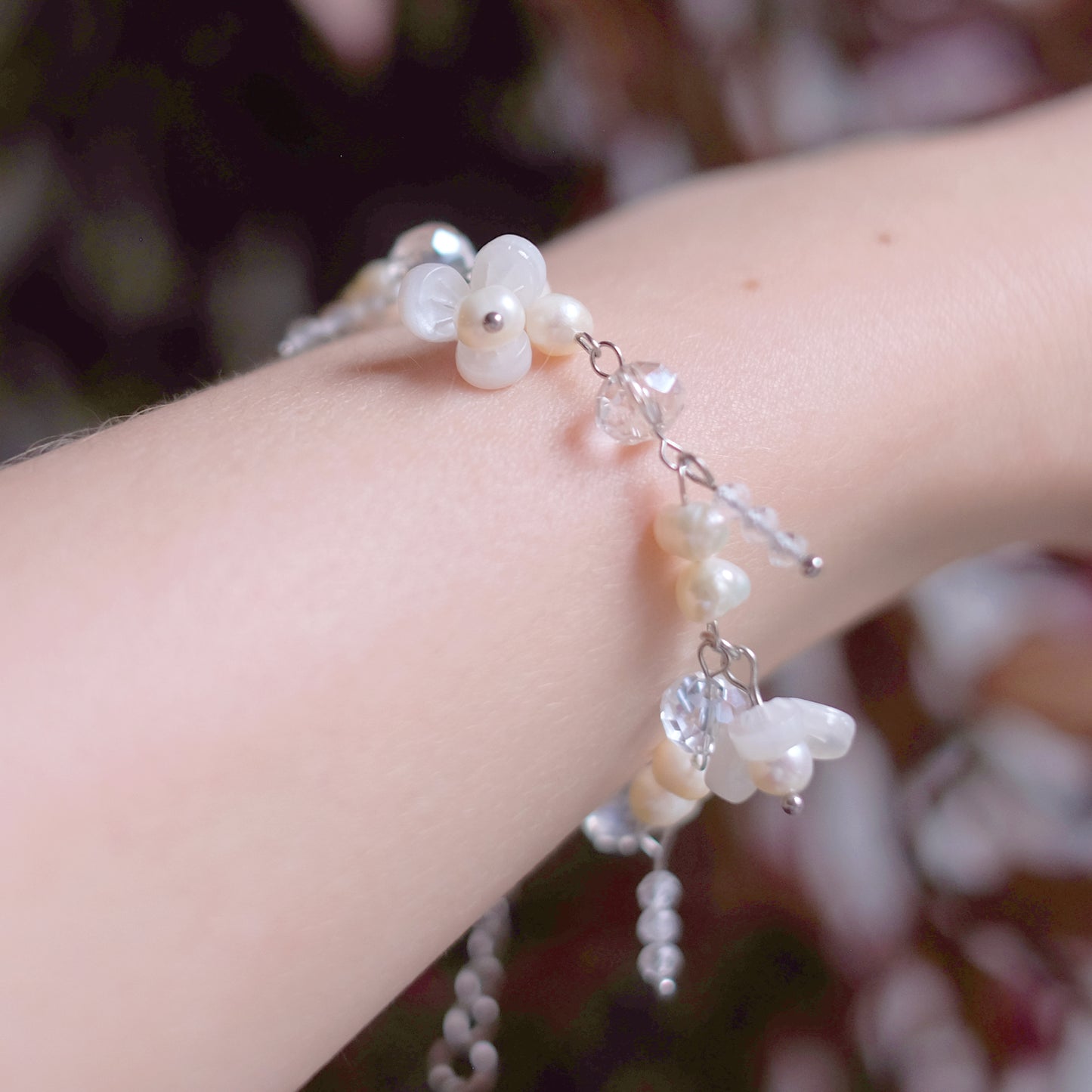 Trille Blanc – Stainless Steel Bracelet