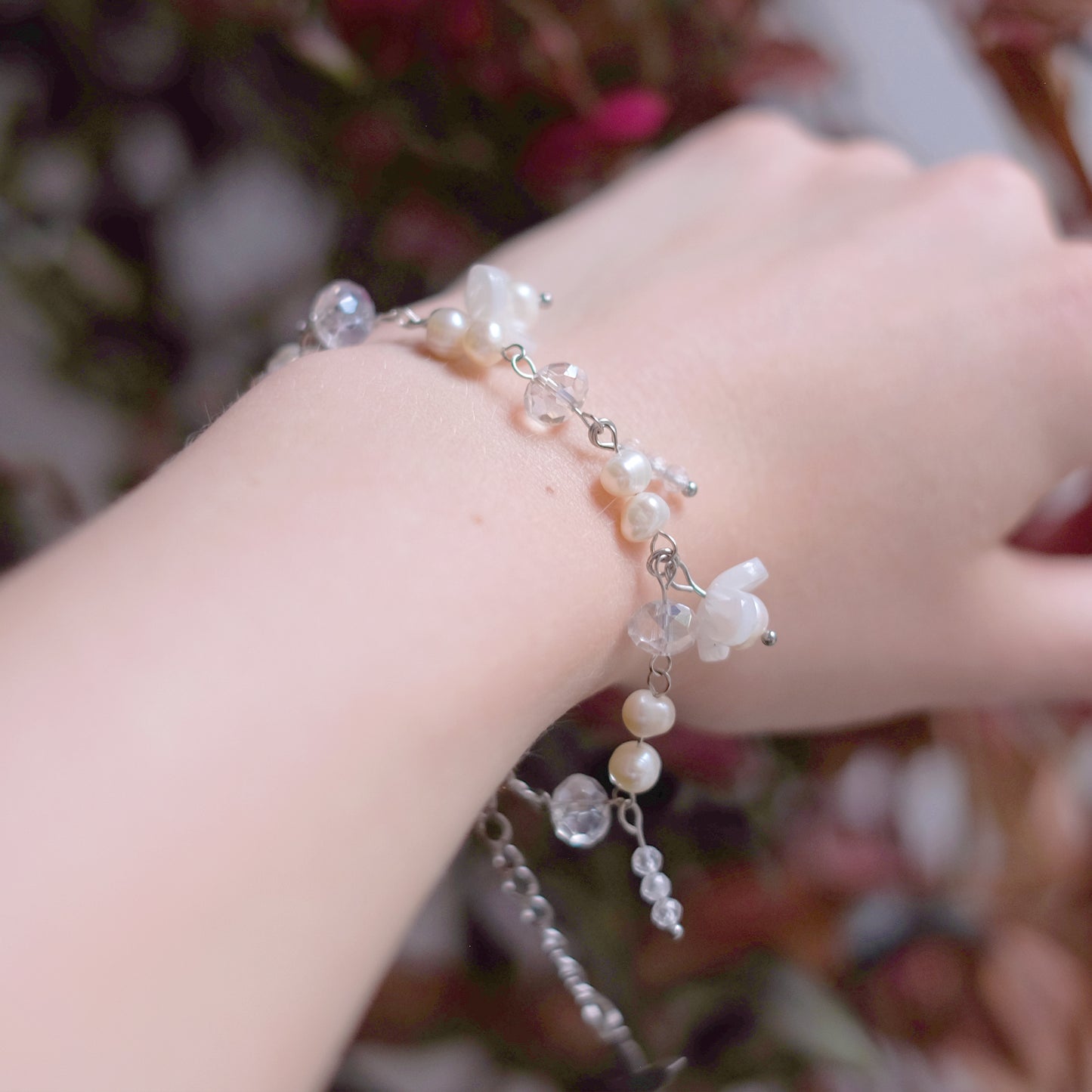 Trille Blanc – Stainless Steel Bracelet