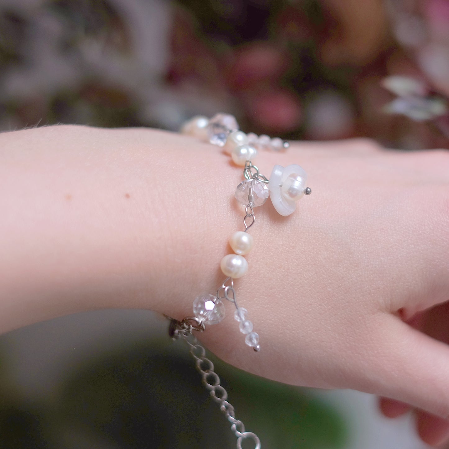 Trille Blanc – Stainless Steel Bracelet