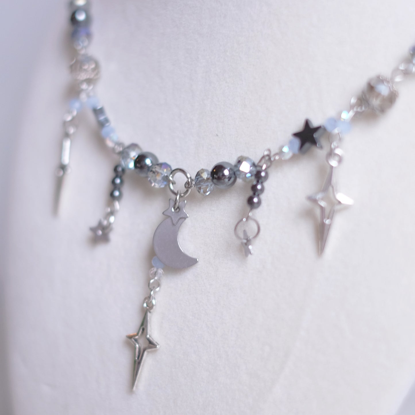 A Spark in the Night – Stainless Steel Necklace