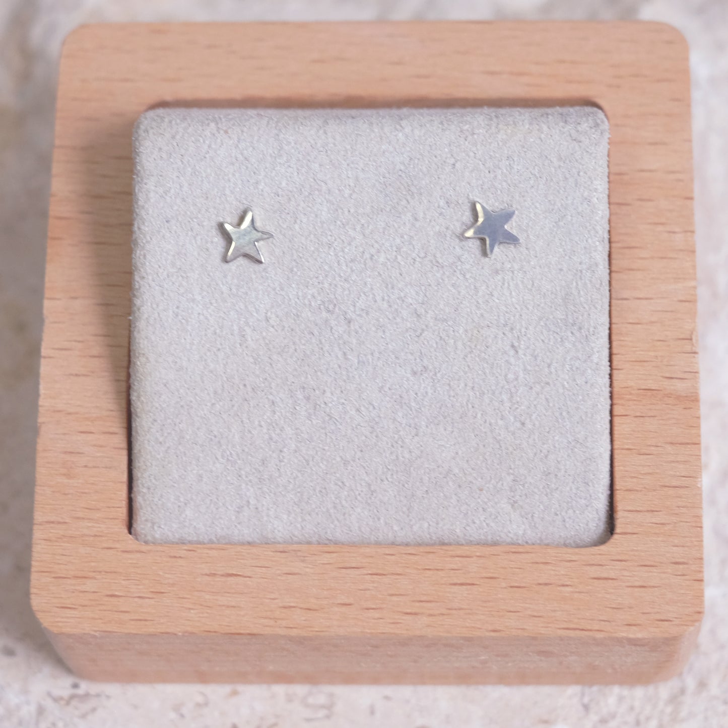 Tiny Star Earrings – Sterling Silver