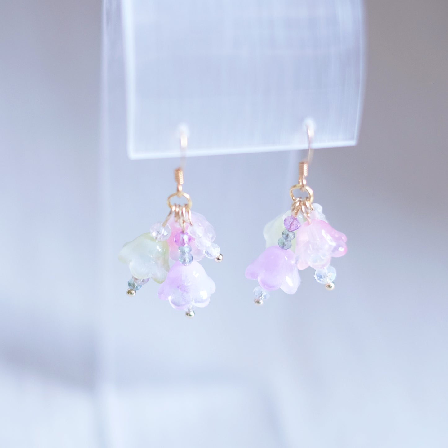 Little Flower Bouquet Earrings – Gold Stainless Steel