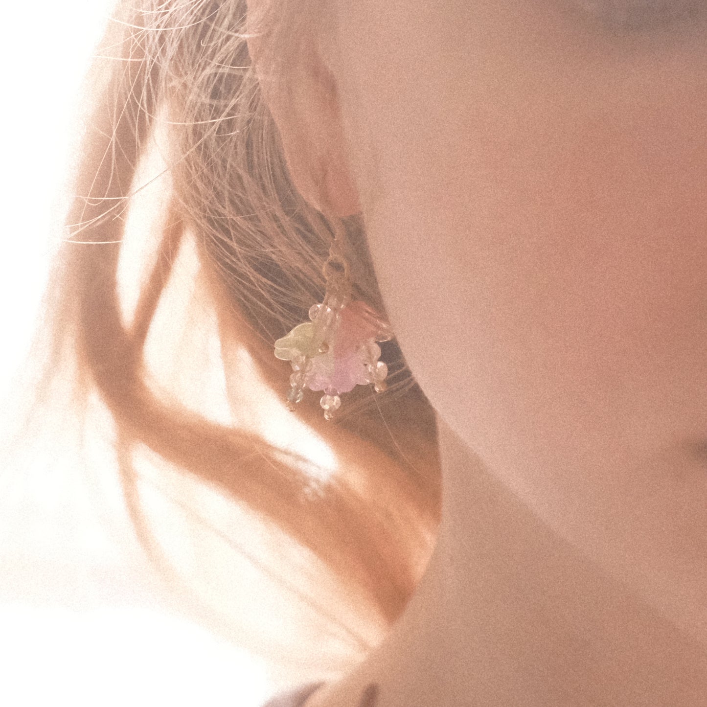 Little Flower Bouquet Earrings – Gold Stainless Steel