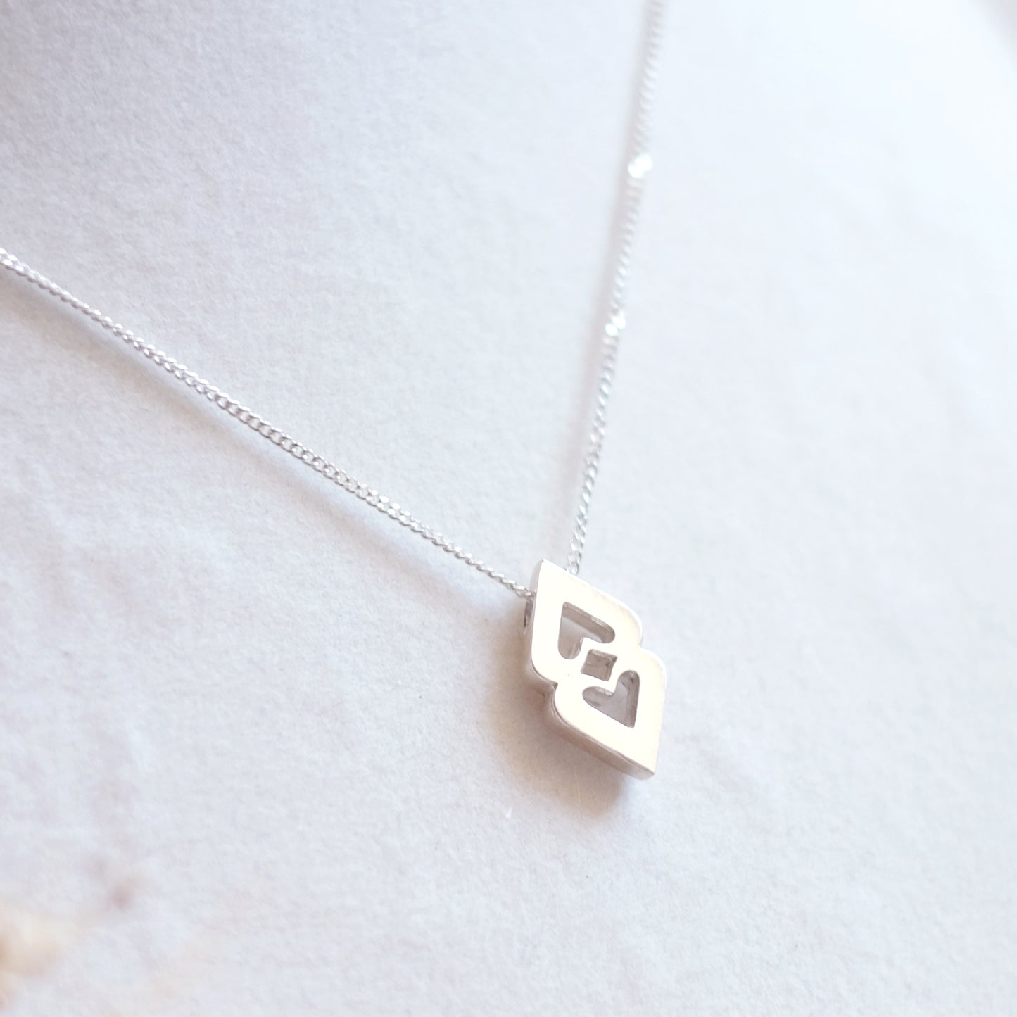 Heart & Spade Necklace – Sterling Silver