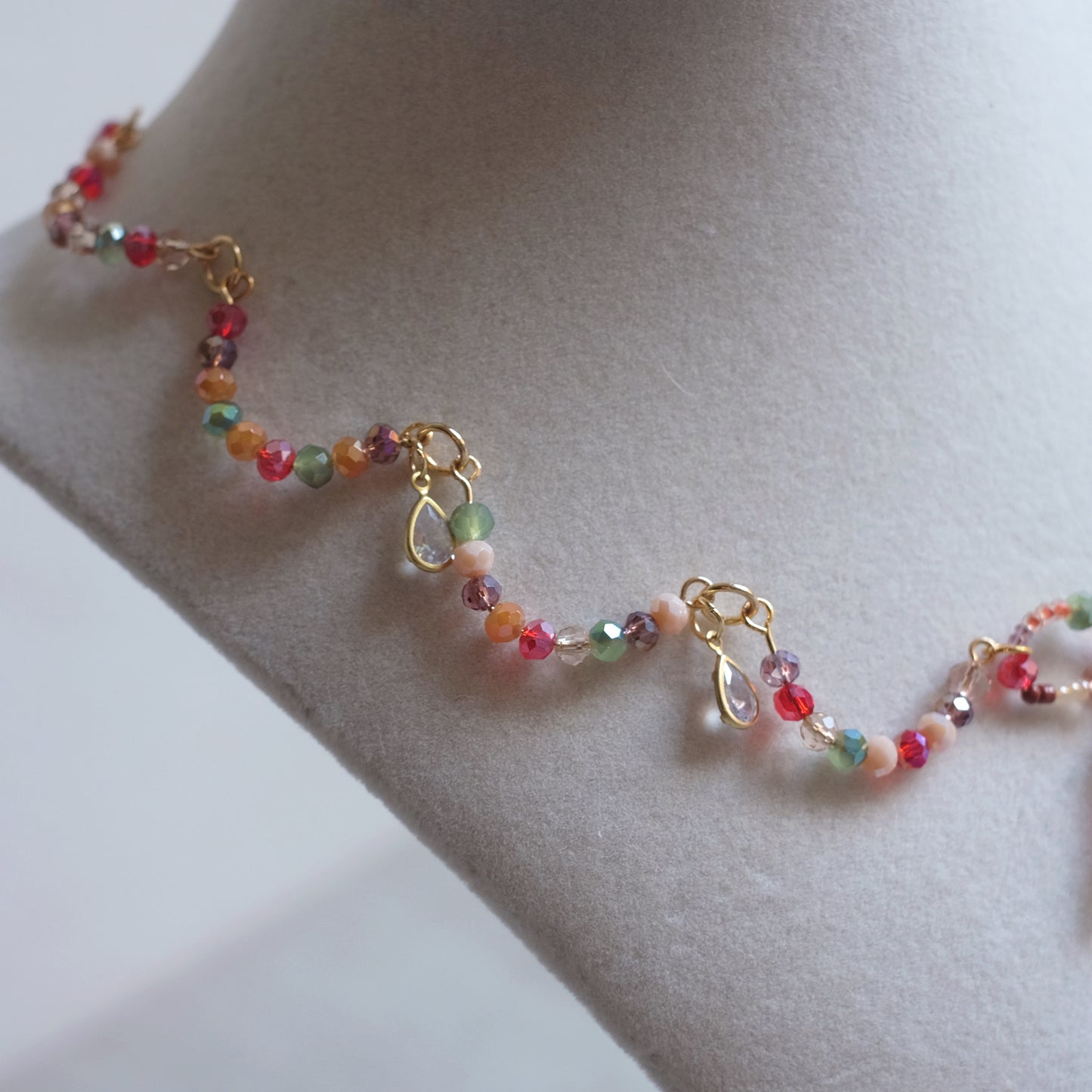 Red Lace Necklace