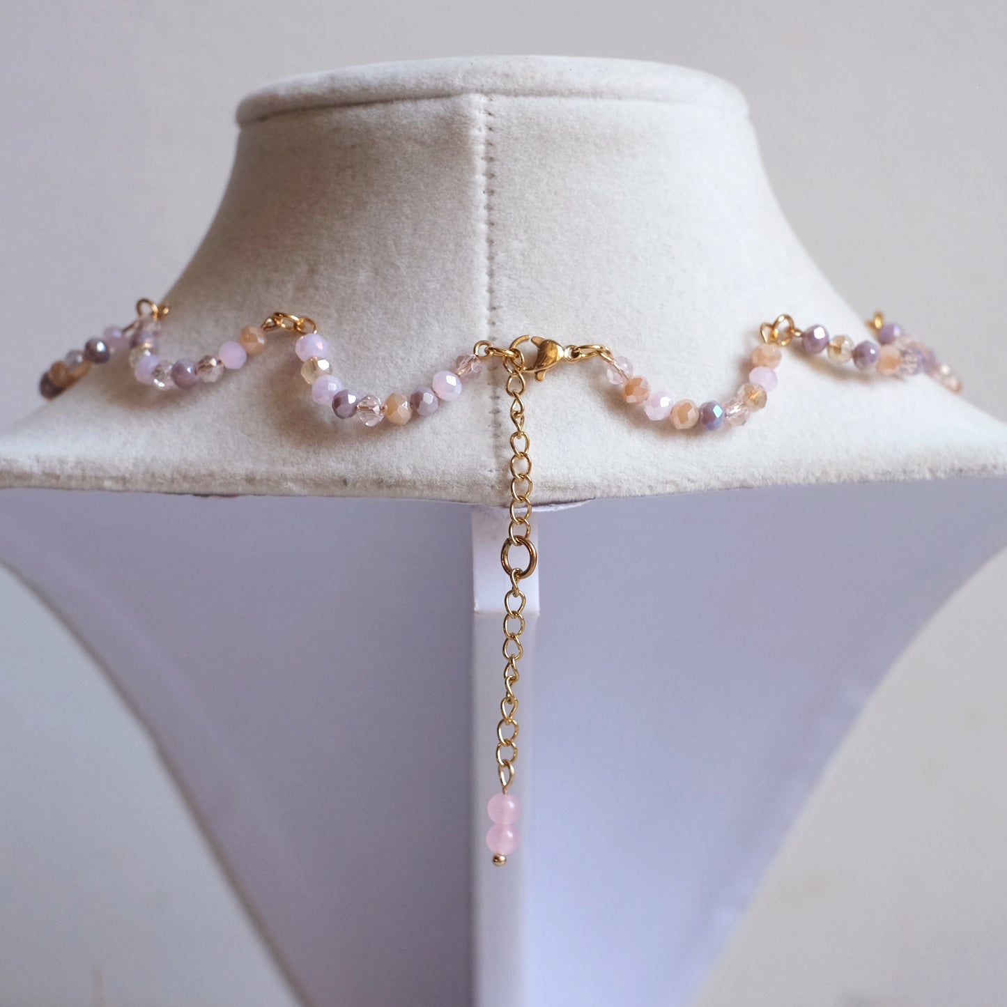 Pale Pink “Dentelle” Necklace