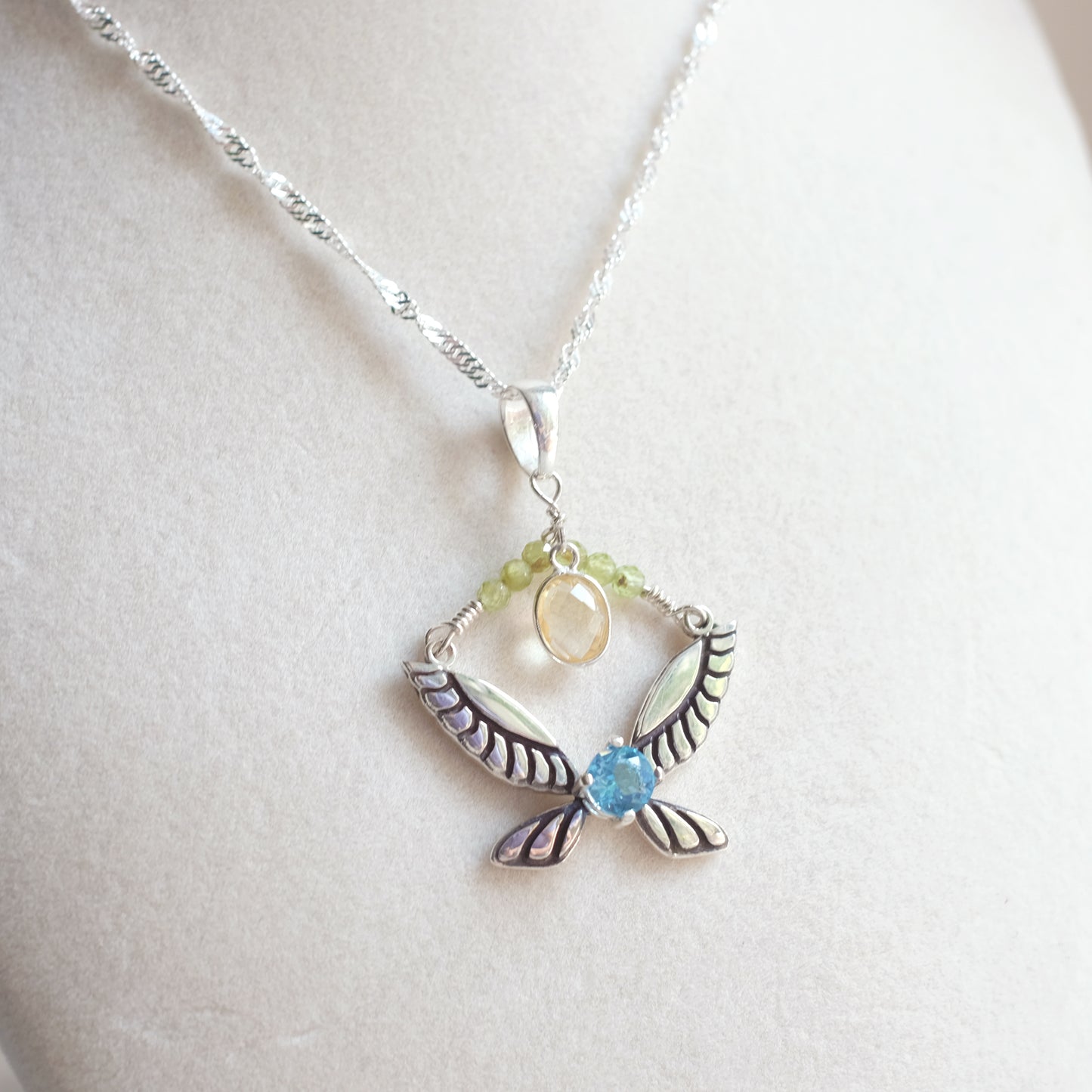 Collier "Hylian" avec Citrine