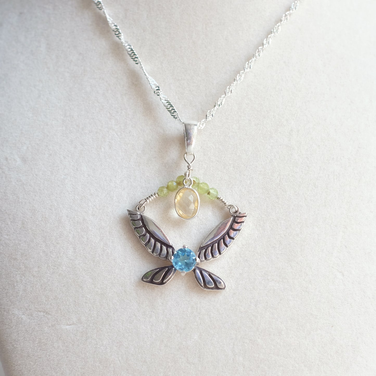Collier "Hylian" avec Citrine