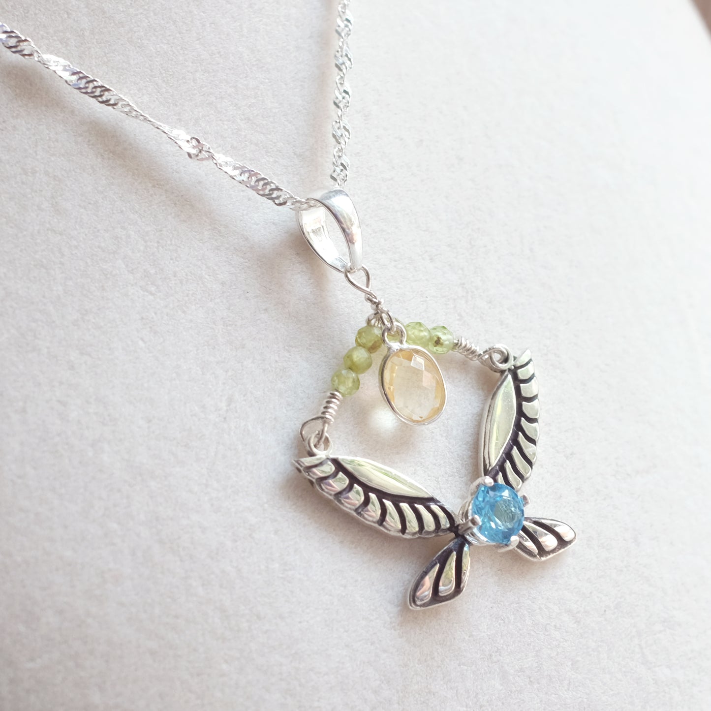 Collier "Hylian" avec Citrine
