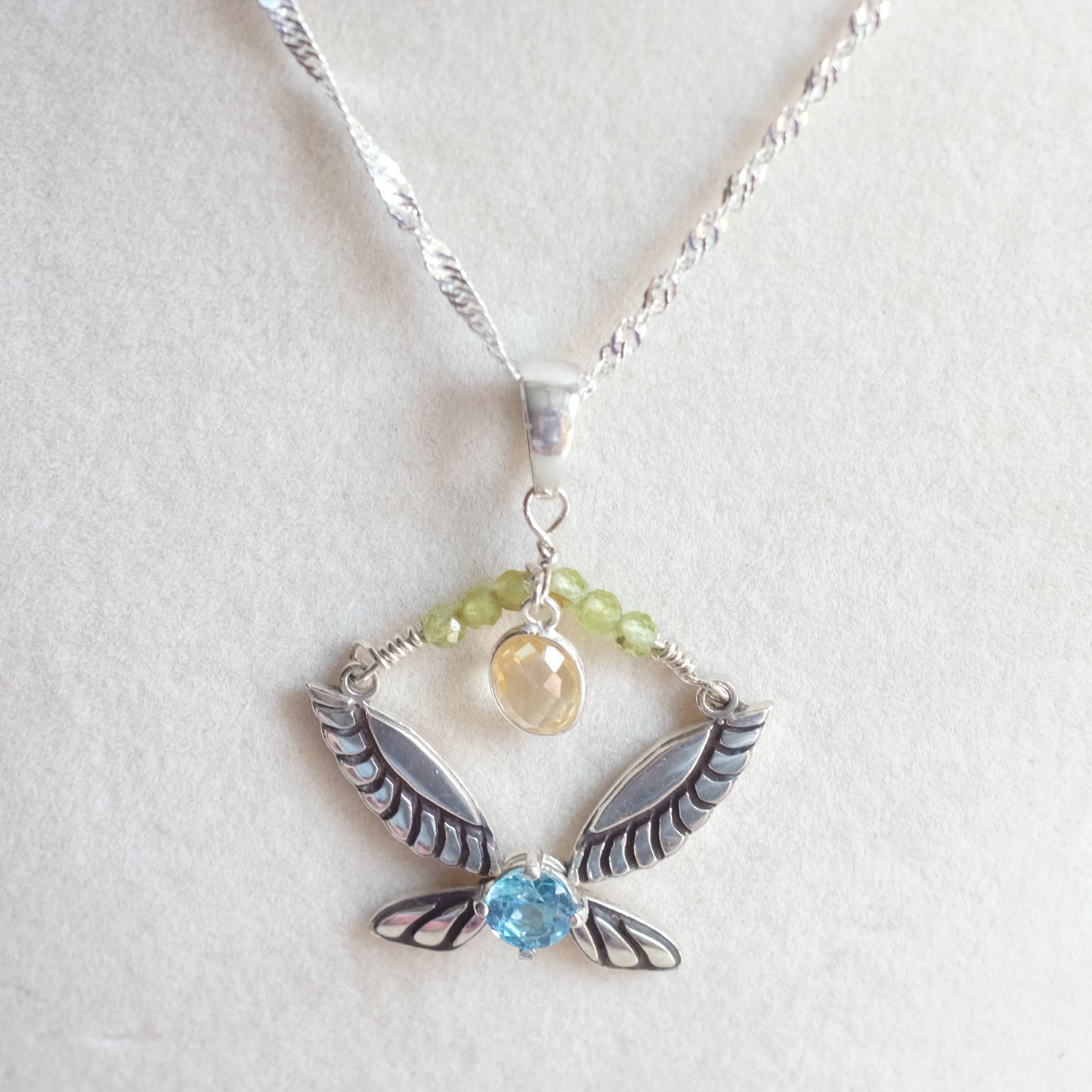 Collier "Hylian" avec Citrine