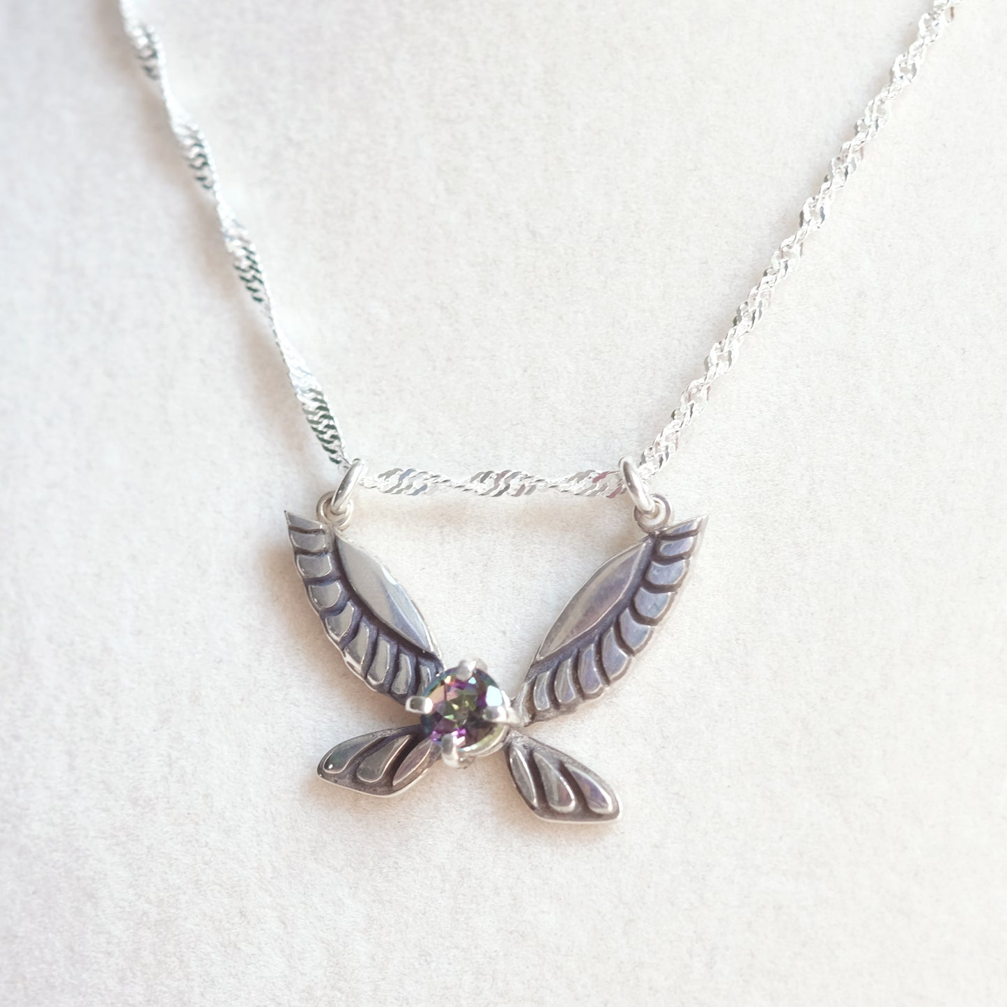 "Navi" Necklace with Irradiated Quartz