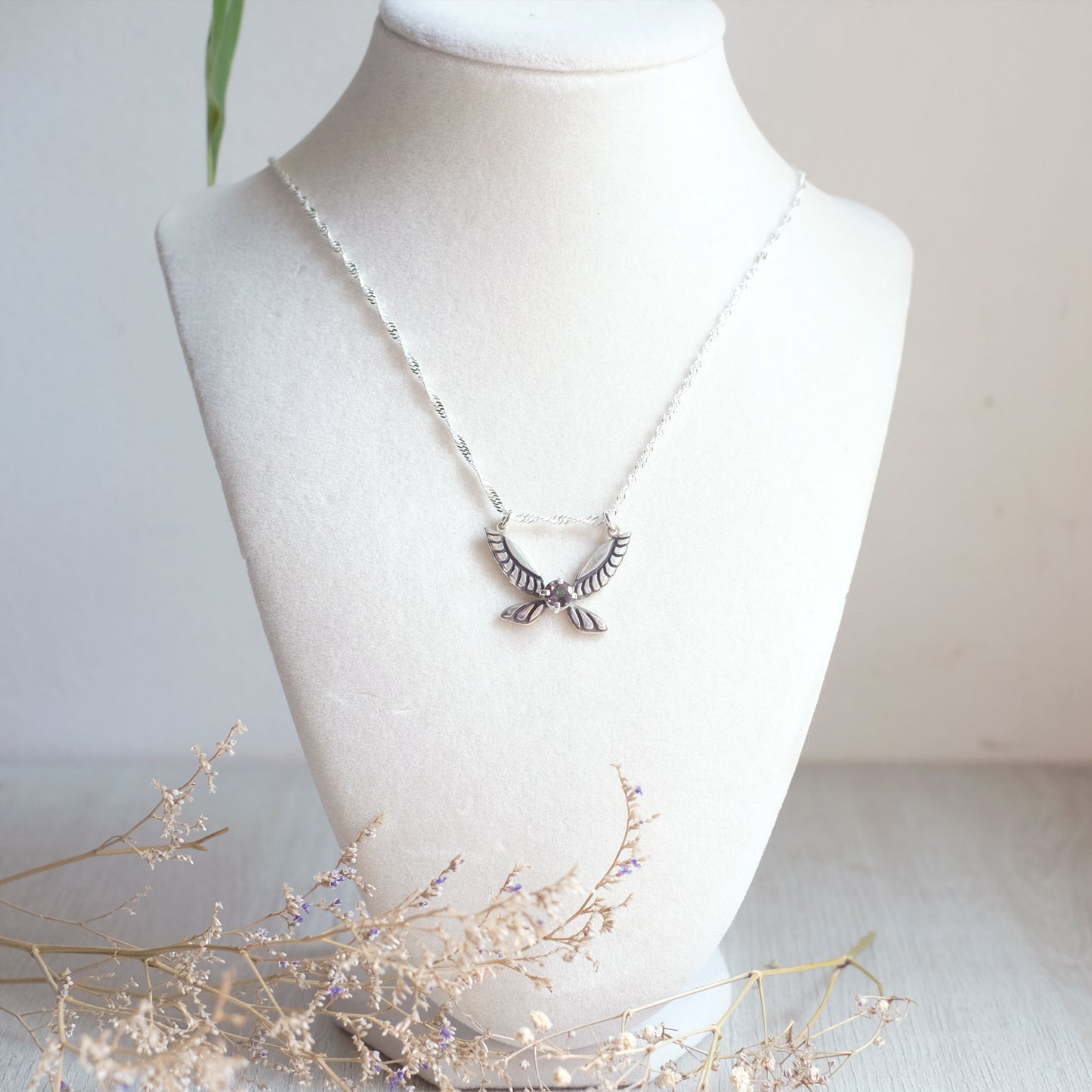 "Navi" Necklace with Irradiated Quartz
