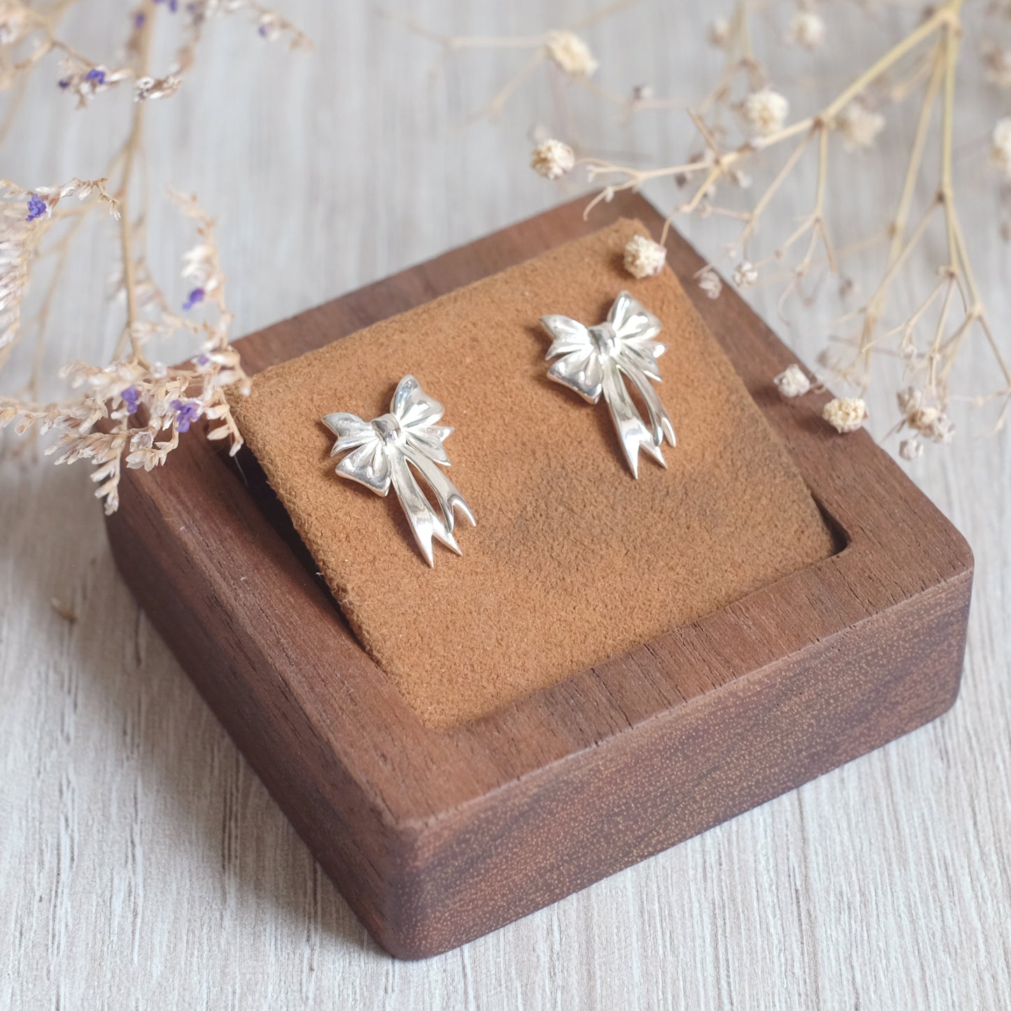 Tiny Loops – Sterling Silver Earrings