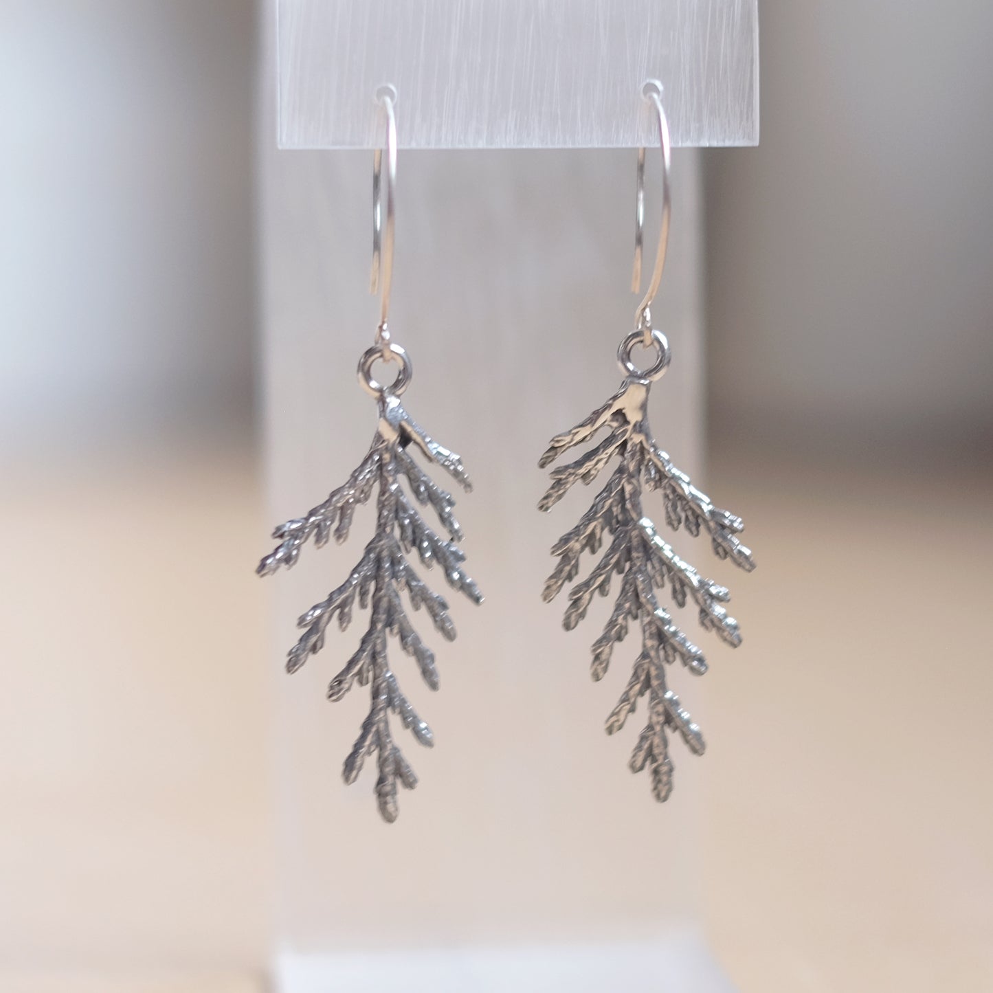 Cedar Branches – Sterling Silver Earrings