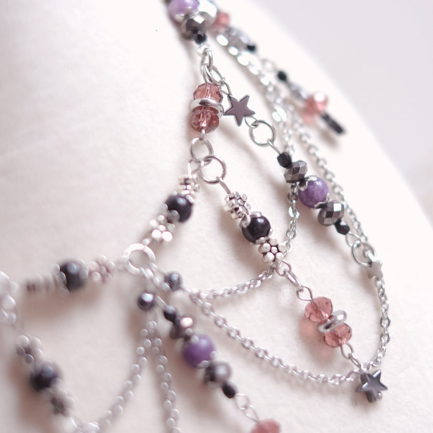 "Purple Night" Necklace Set