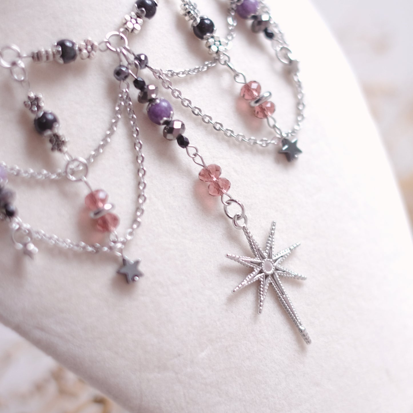 "Purple Night" Necklace Set