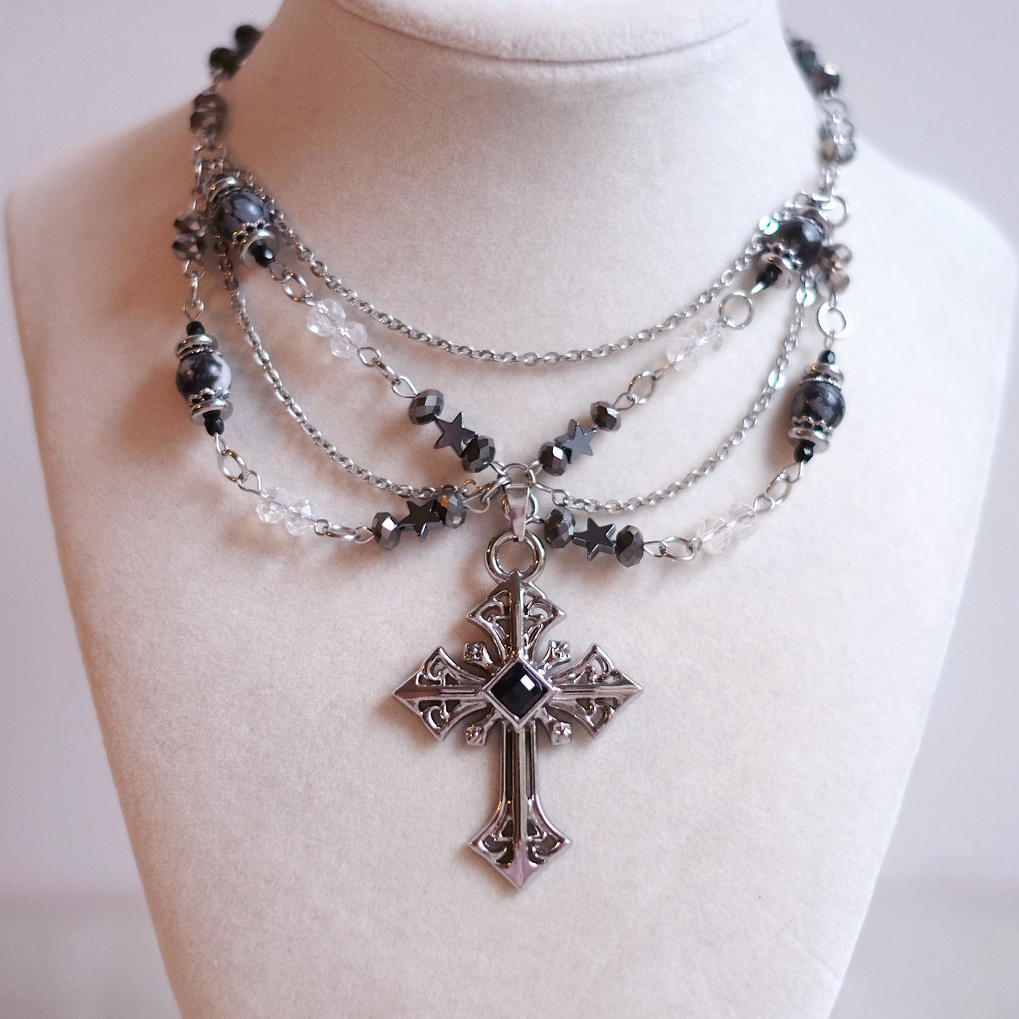 Collier parure Petit.e goth