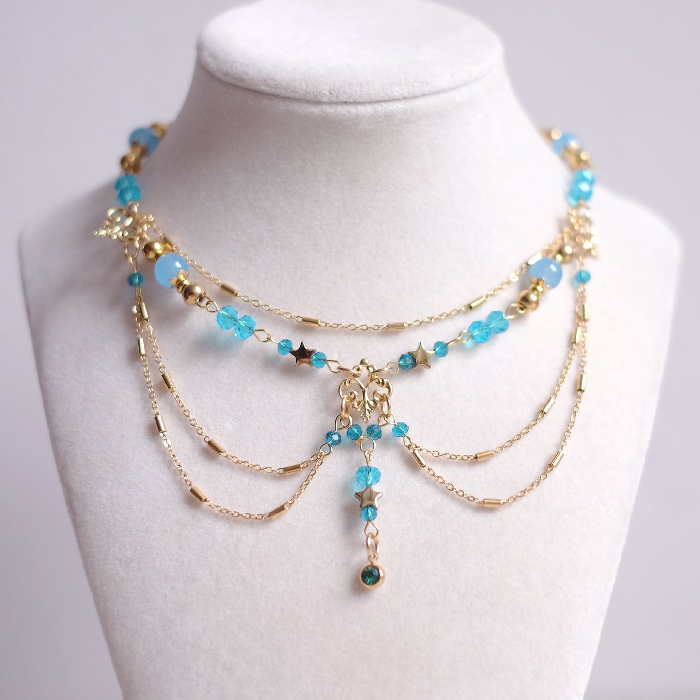 Collier parure Jasmine