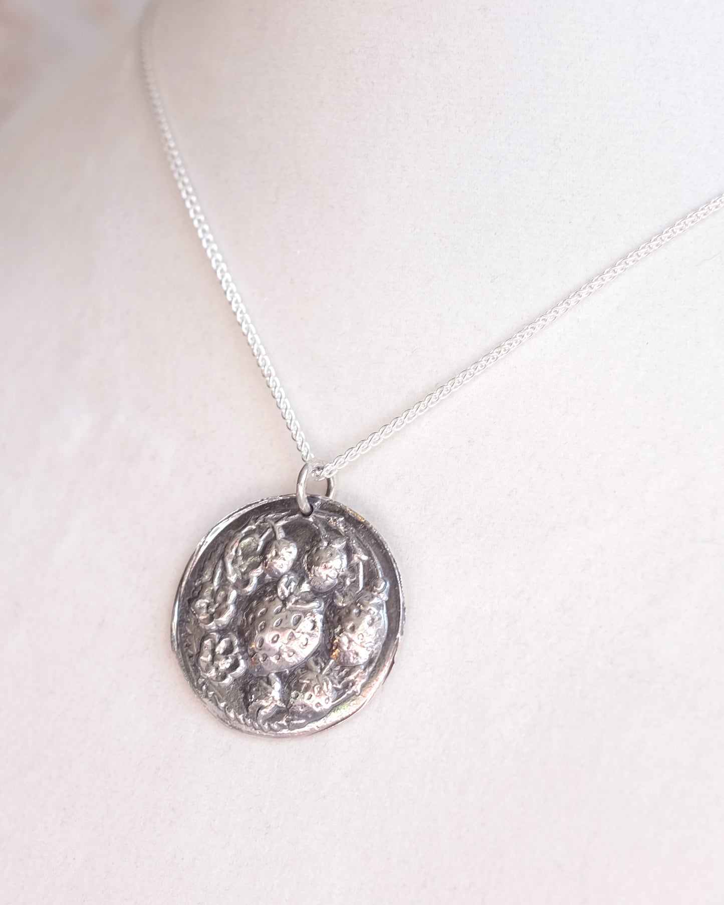 Collier Couronne de fleurs en argent sterling