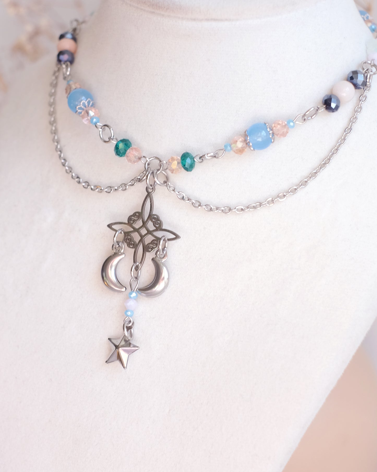 Parure pendule céleste – Acier inoxydable