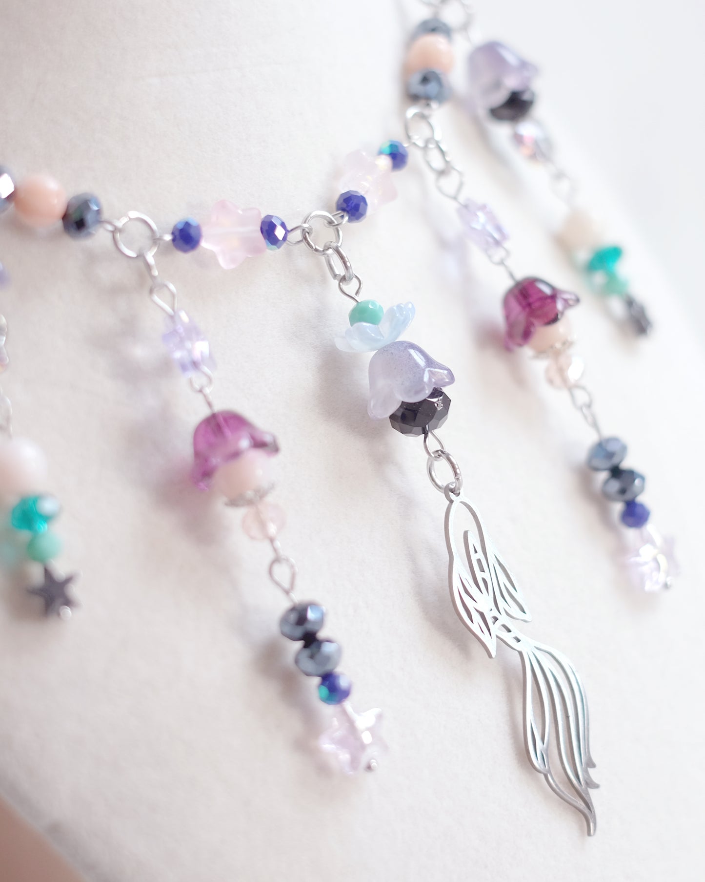 Sky jellyfish jewelry set – Stainless Steel