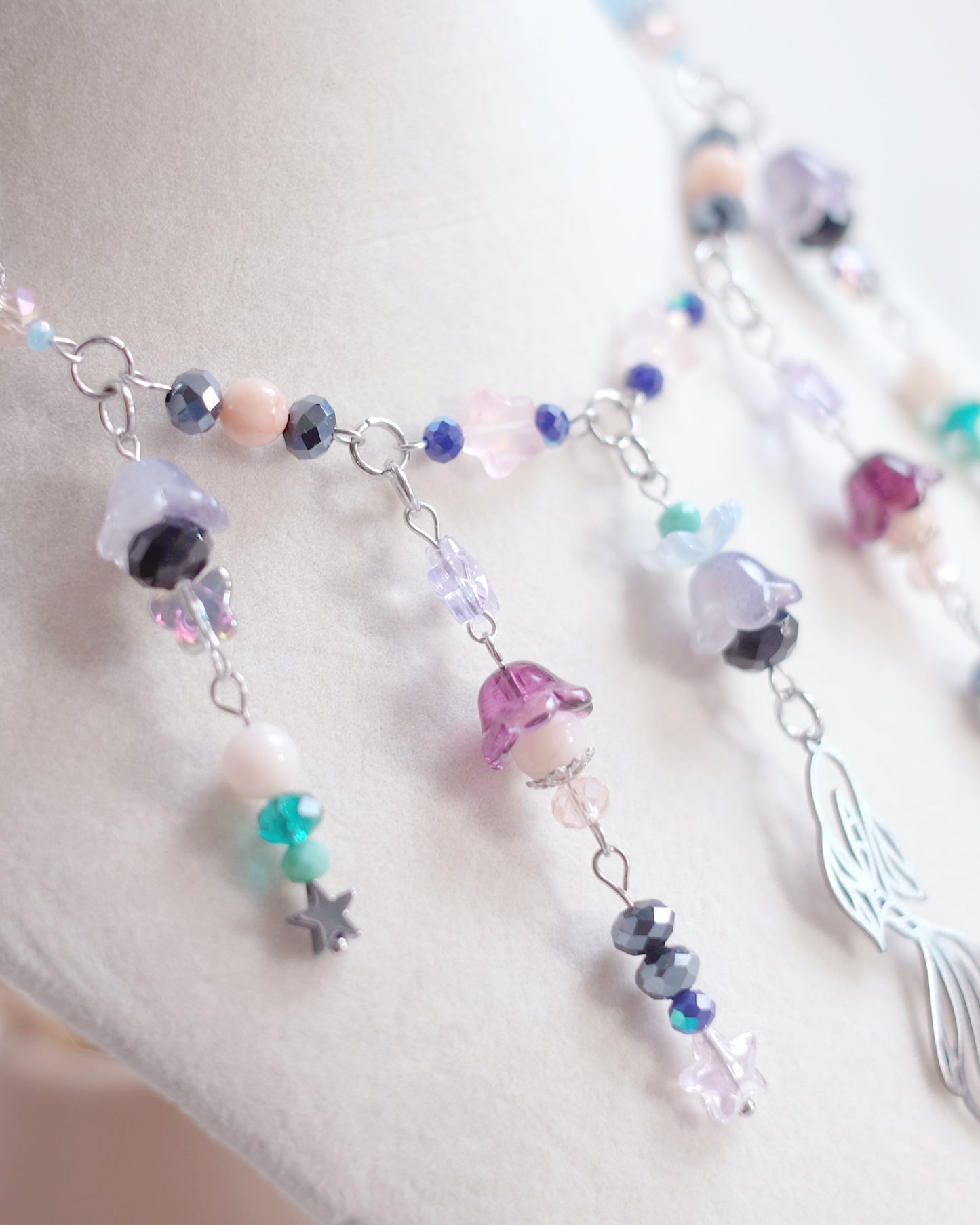 Sky jellyfish jewelry set – Stainless Steel