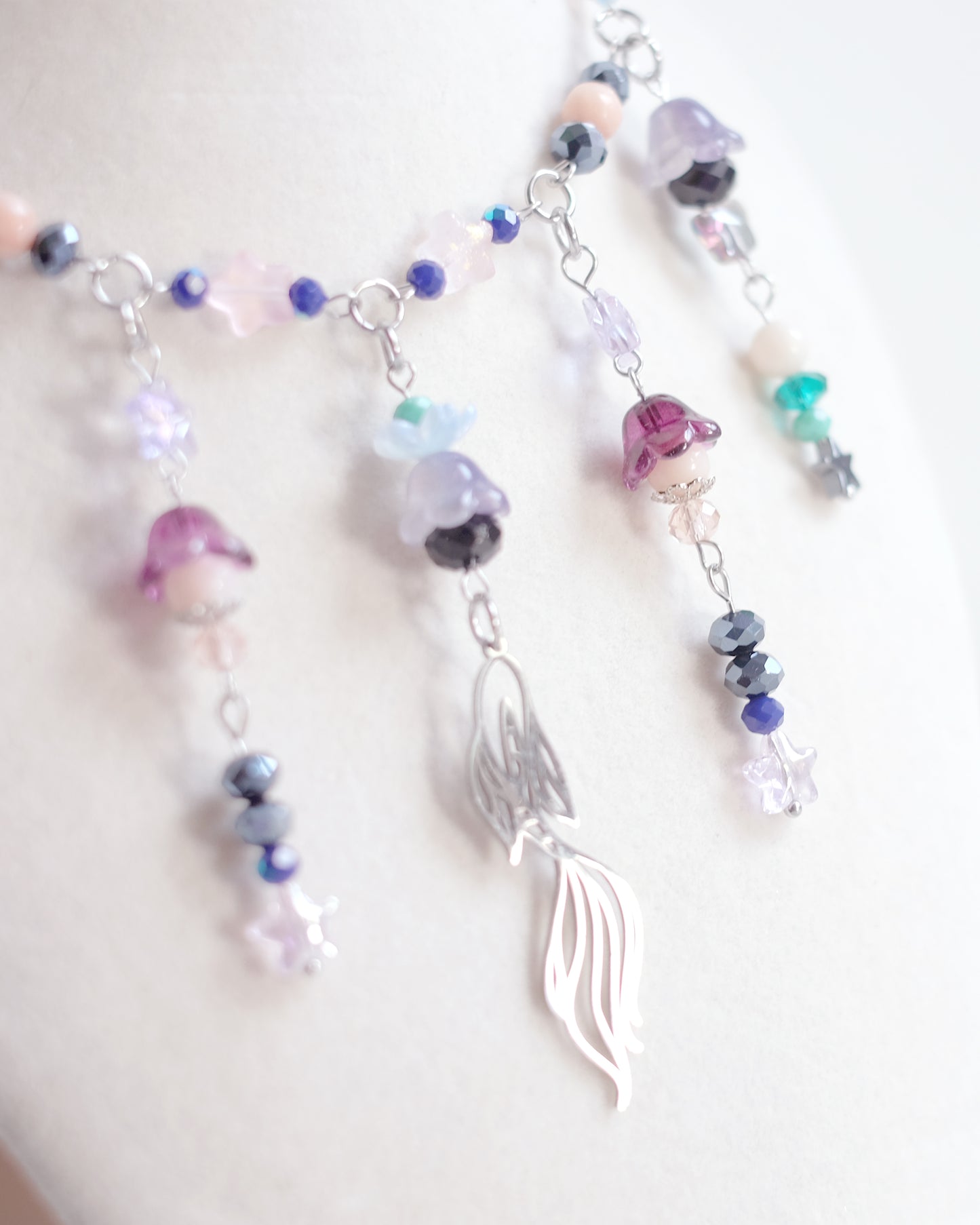 Sky jellyfish jewelry set – Stainless Steel