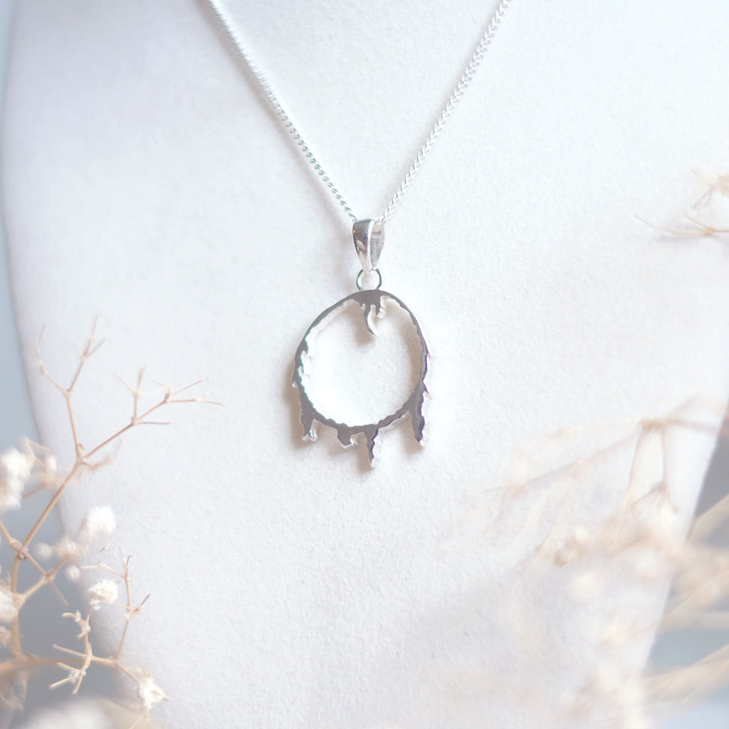 Dark Sign – Sterling Silver Necklace