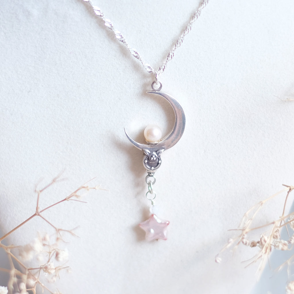 Moon Staff Necklace - Sailor Moon Inspired
