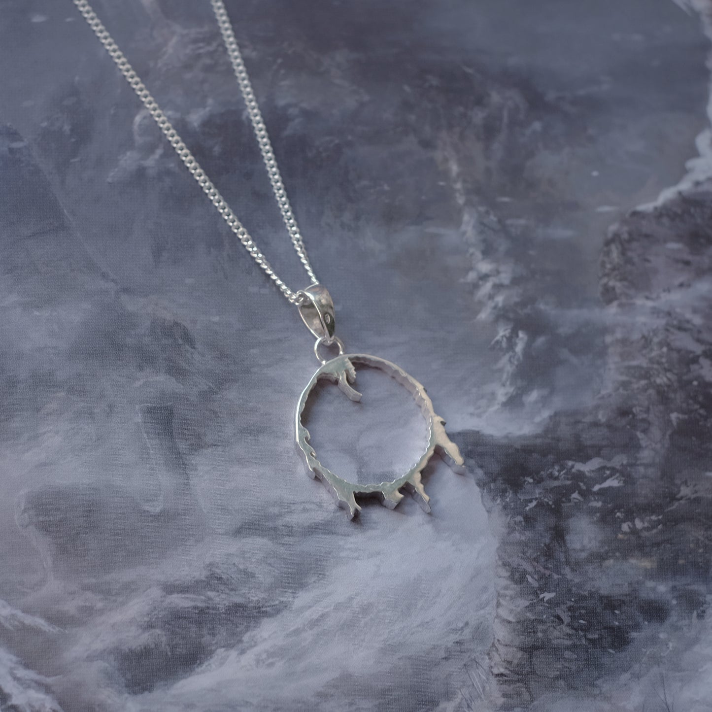 Dark Sign – Sterling Silver Necklace