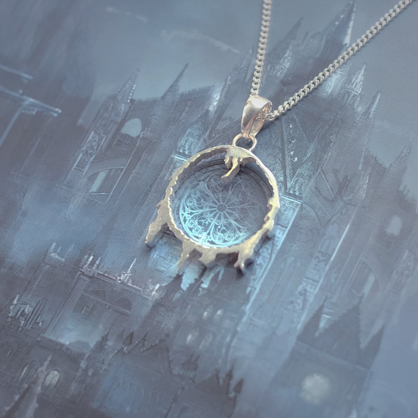 Dark Sign – Sterling Silver Necklace
