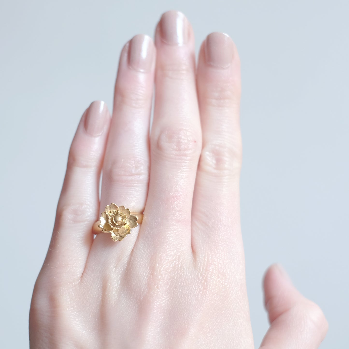 Plum Blossom – Gold Vermeil Ring