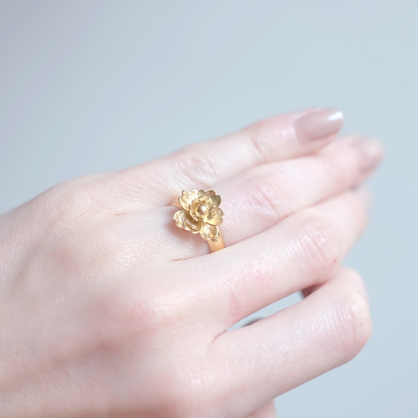 Plum Blossom – Gold Vermeil Ring