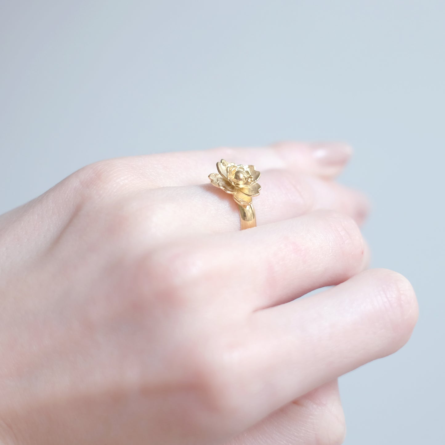 Plum Blossom – Gold Vermeil Ring