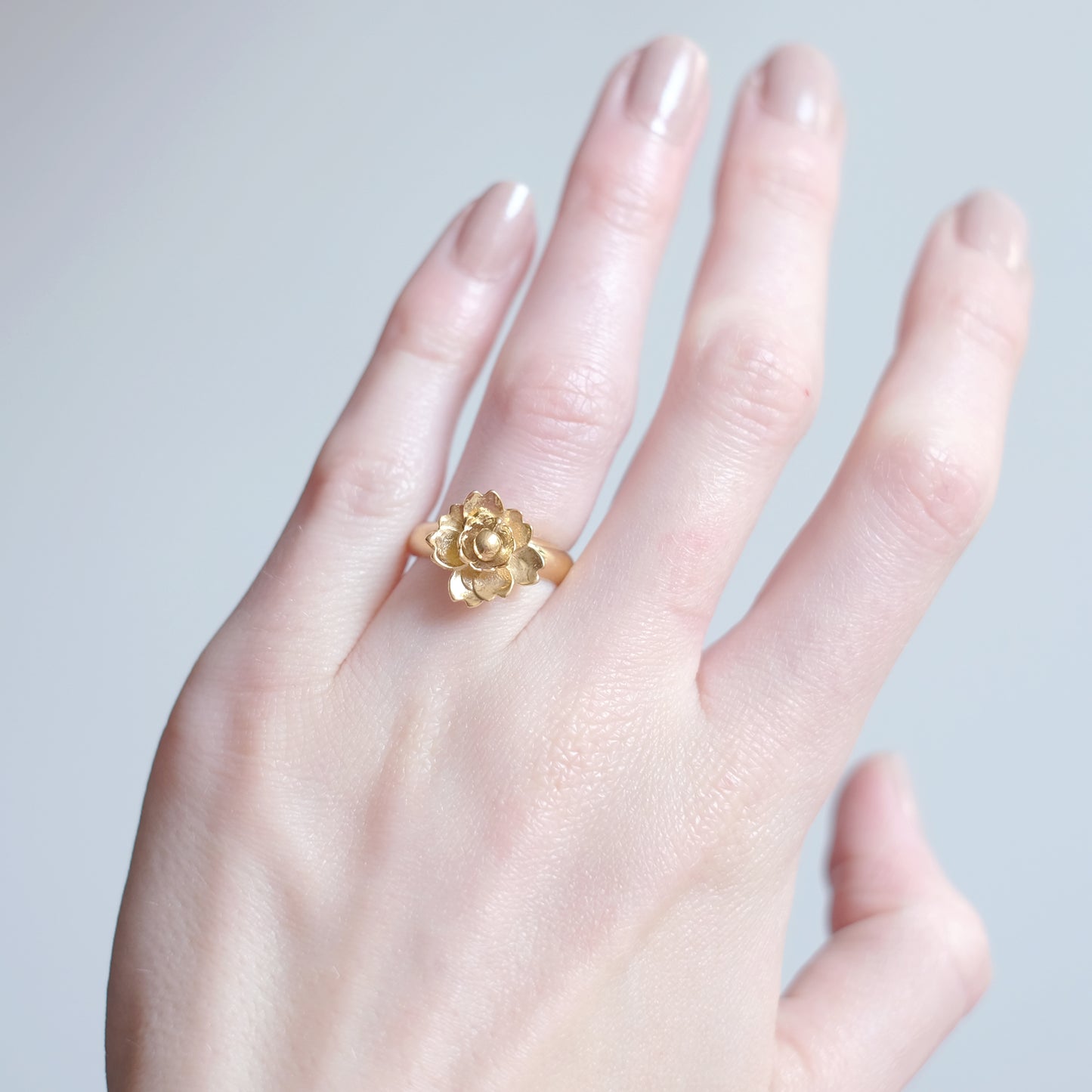 Plum Blossom – Gold Vermeil Ring
