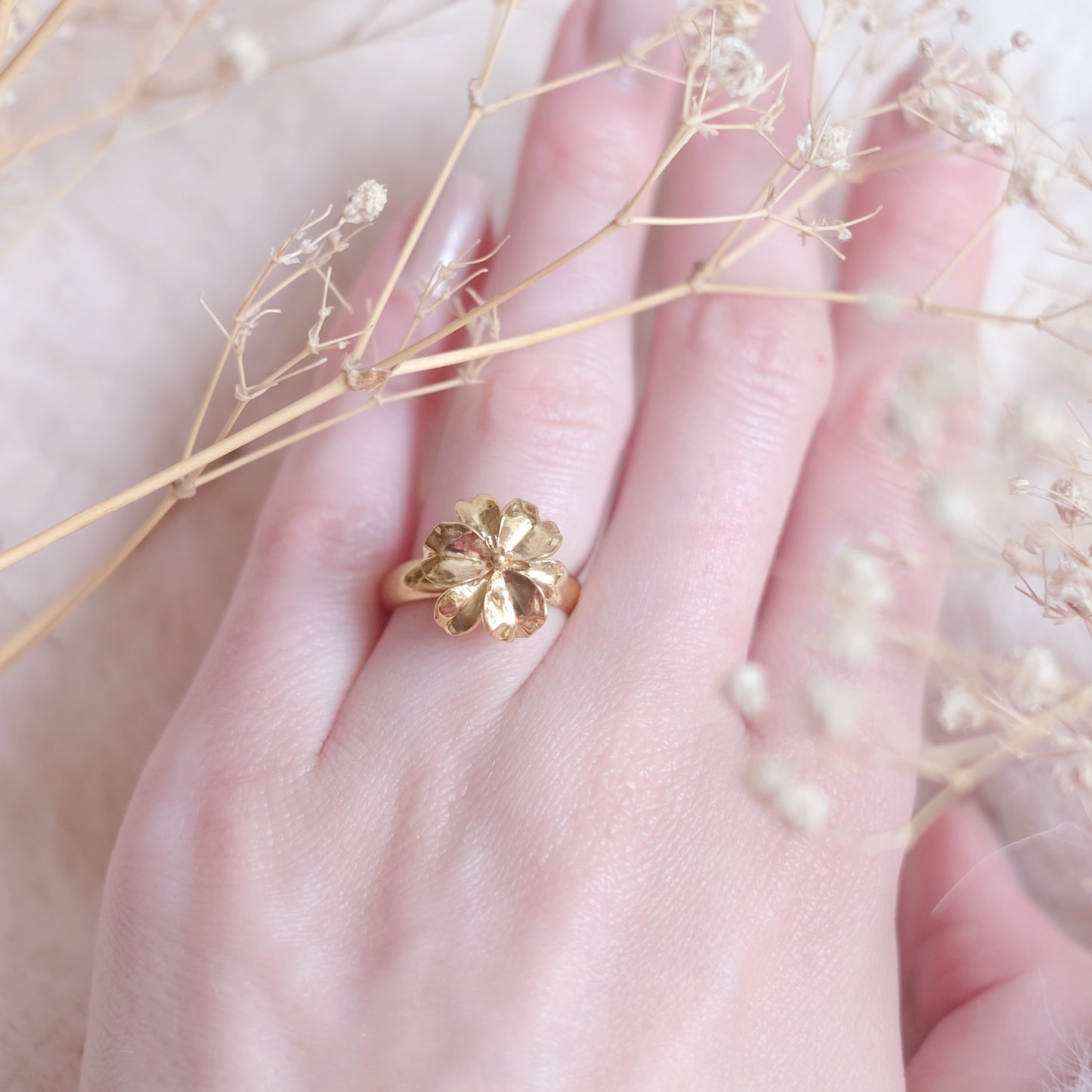 Iris – Gold Vermeil Ring