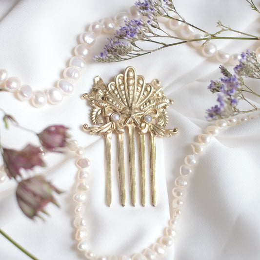 Sea Princess - Bronze Hair Comb