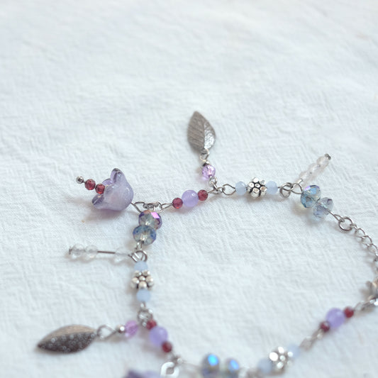Jardin Violet – Stainless Steel Bracelet
