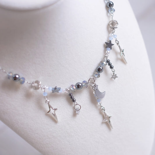 A Spark in the Night – Stainless Steel Necklace
