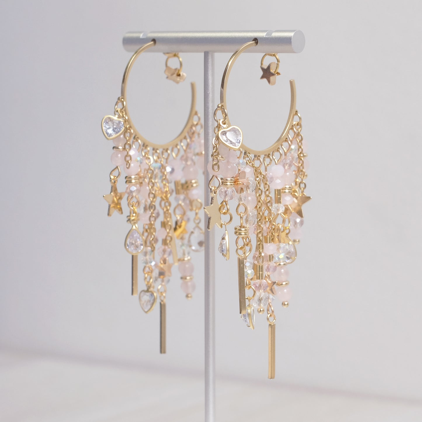 Celestial Bohemian Earrings – Large in Gold Stainless Steel