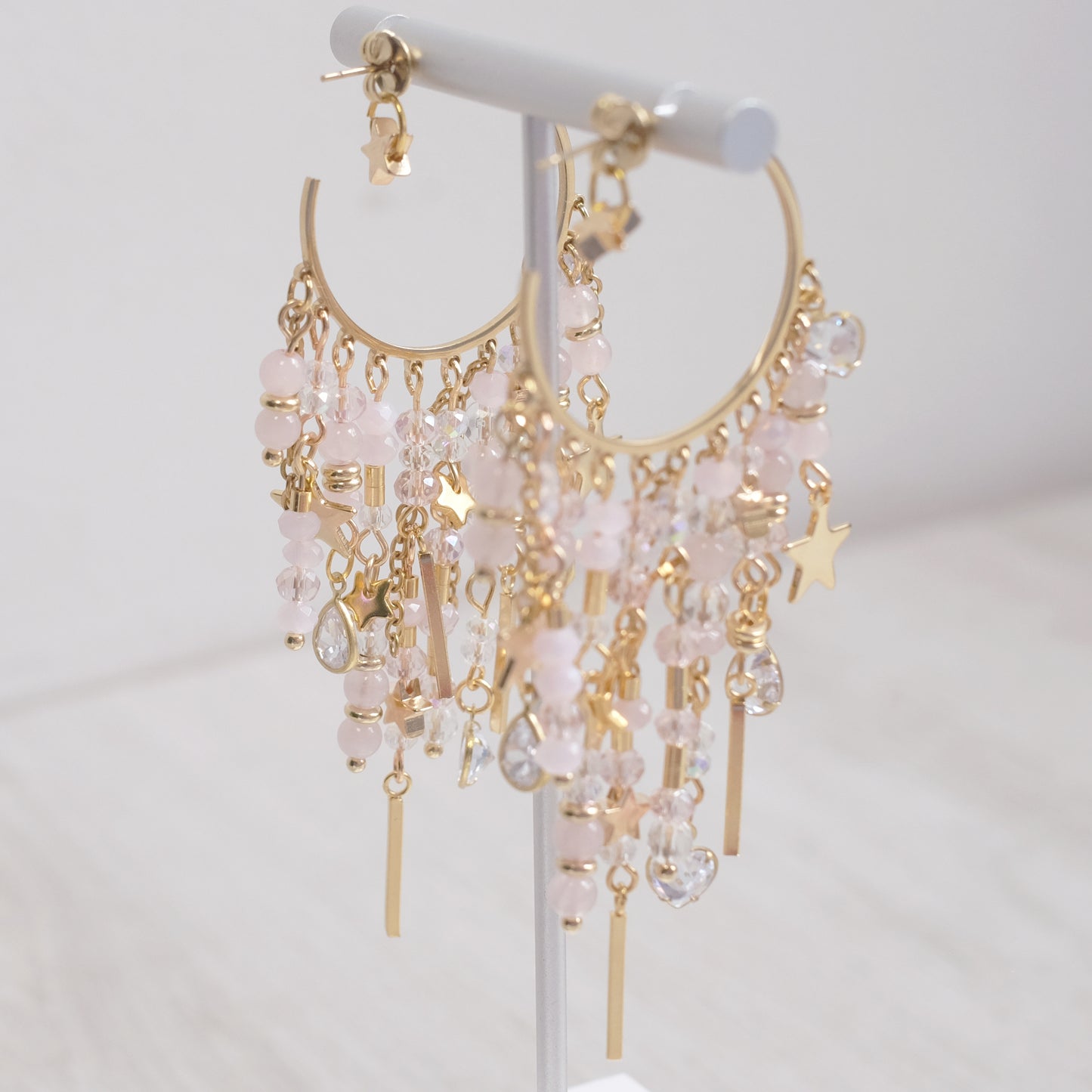 Celestial Bohemian Earrings – Large in Gold Stainless Steel