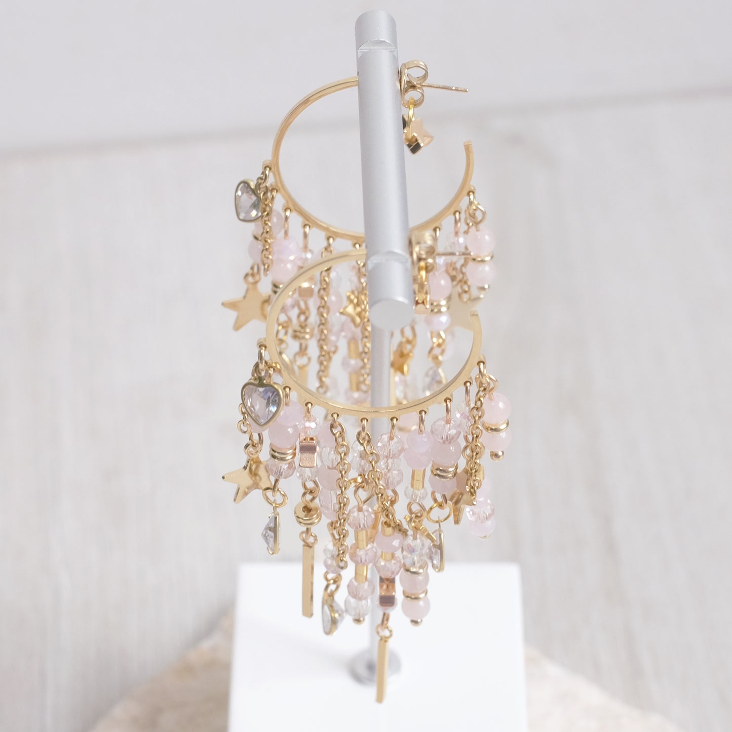 Celestial Bohemian Earrings – Large in Gold Stainless Steel