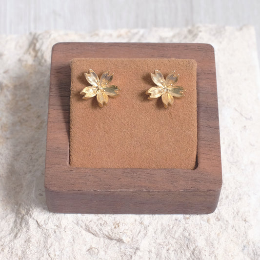 Sakura – 14K Vermeil Earrings