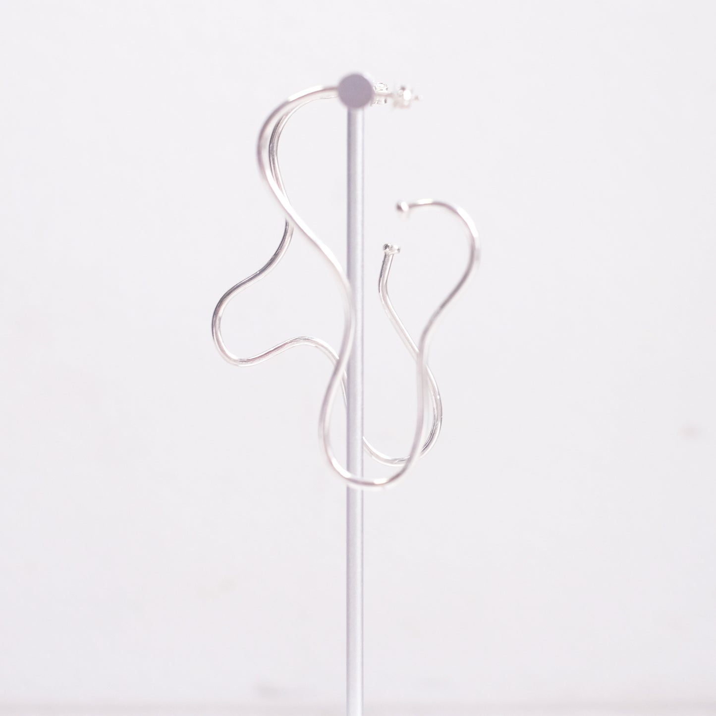 Chemins Earrings – Sterling Silver, Version 1
