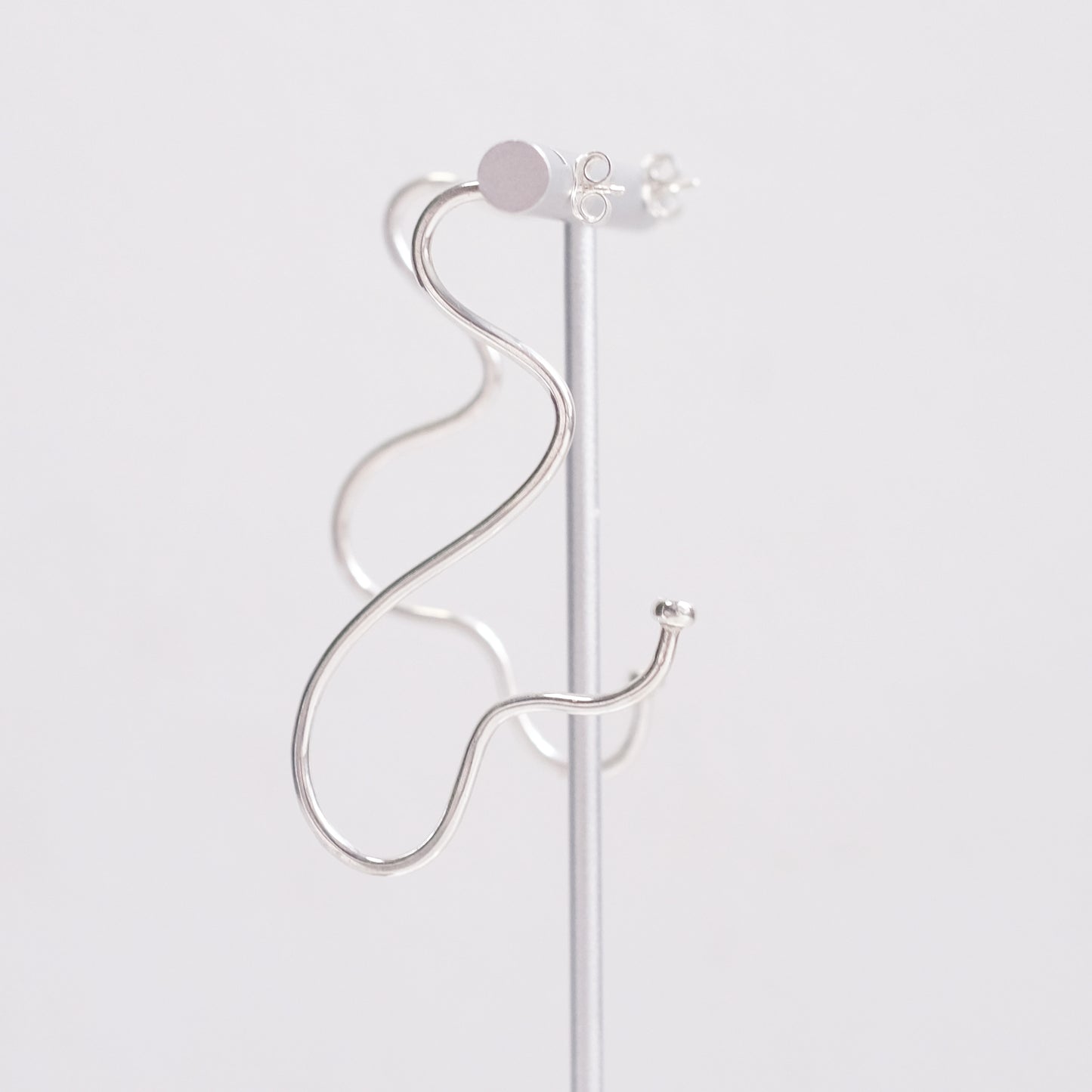 Chemins Earrings – Sterling Silver, Version 2