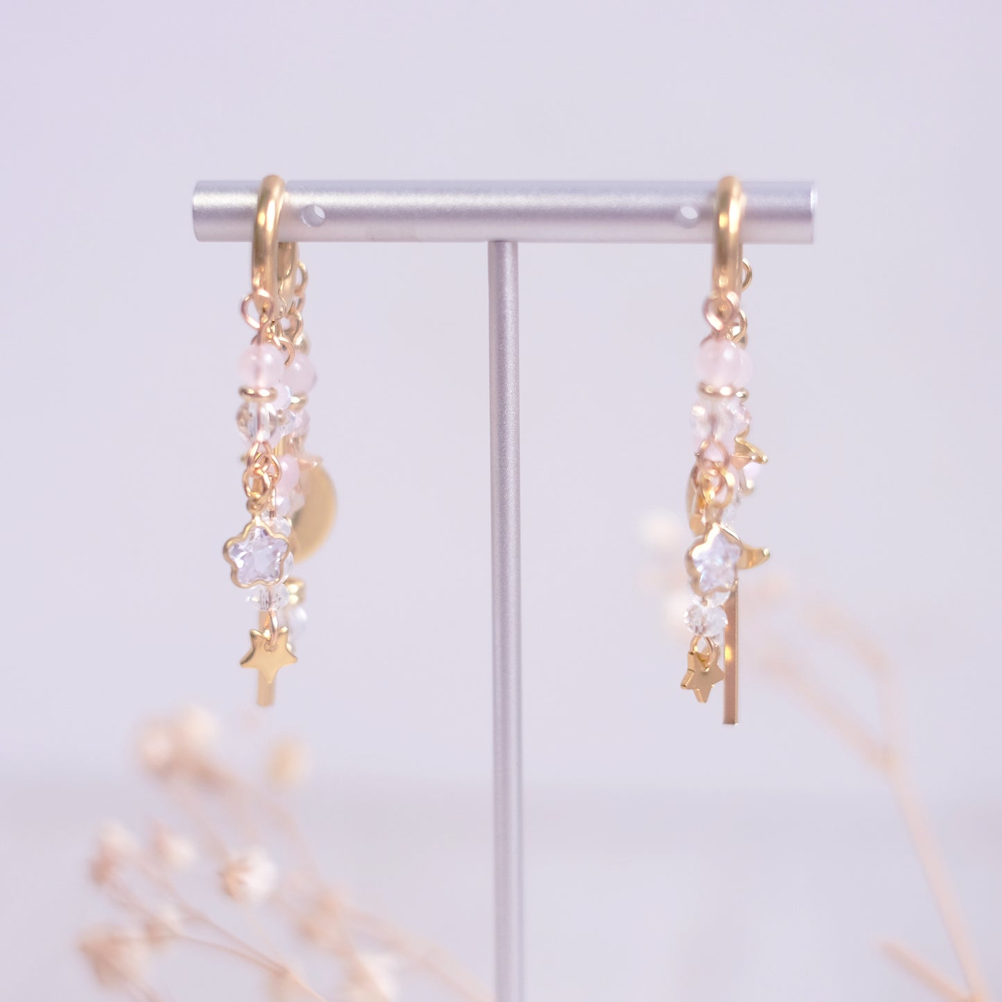 Celestial Bohemian Earrings – Medium in Gold Stainless Steel